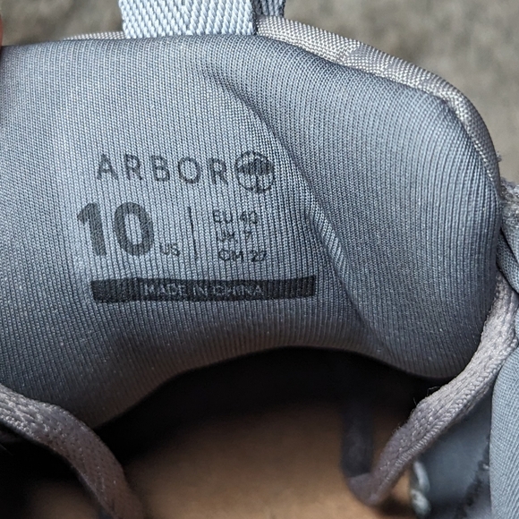 Arbor Collective Skate Casual Shoes Grey Women's 10 - Picture 10 of 14